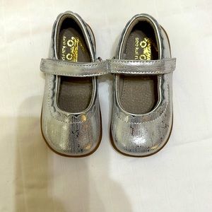 COPY - See Kai Run silver girls shoes, size 8